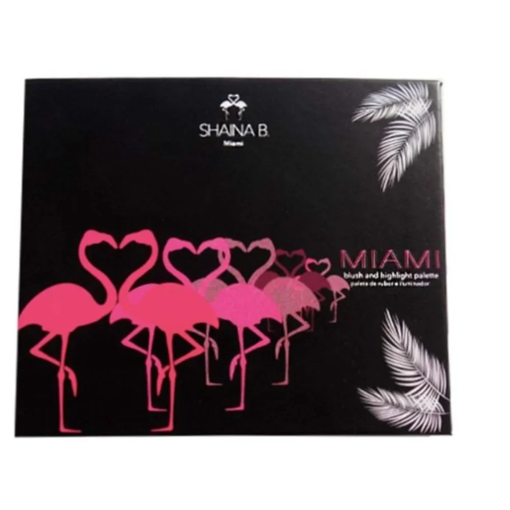 Shaina B. Miami Blush and Highlight Mini Palette- NIB